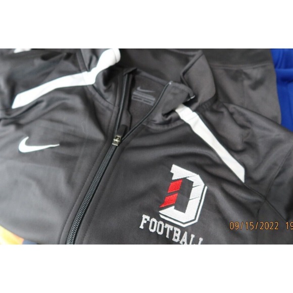 Davidson‎ College Track Jacket Size S Wildcats Football Gray Davidson NC Nike - Picture 5 of 6